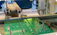 Encapsulating driver ICs, capacitors, resistors,and other components