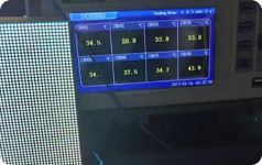 Test the temperature of the module