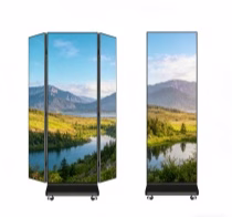 Indoor P2.5 Tri-Fold LED poster