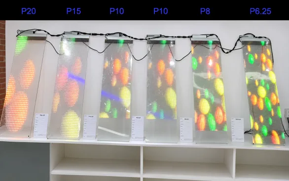 Available Pixel Pitch Options