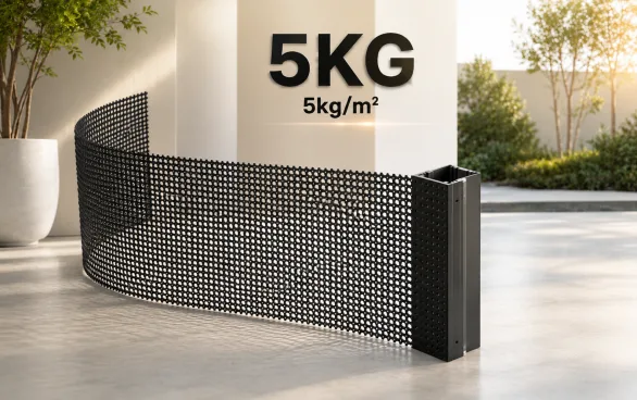 Ultra-Lightweight Design: Only 5–6kg/m²