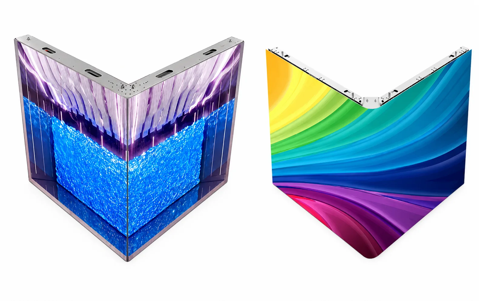 3D 90 Degree Advertising Display