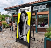 Outdoor P2.5 LED Outdoor Poster Display
