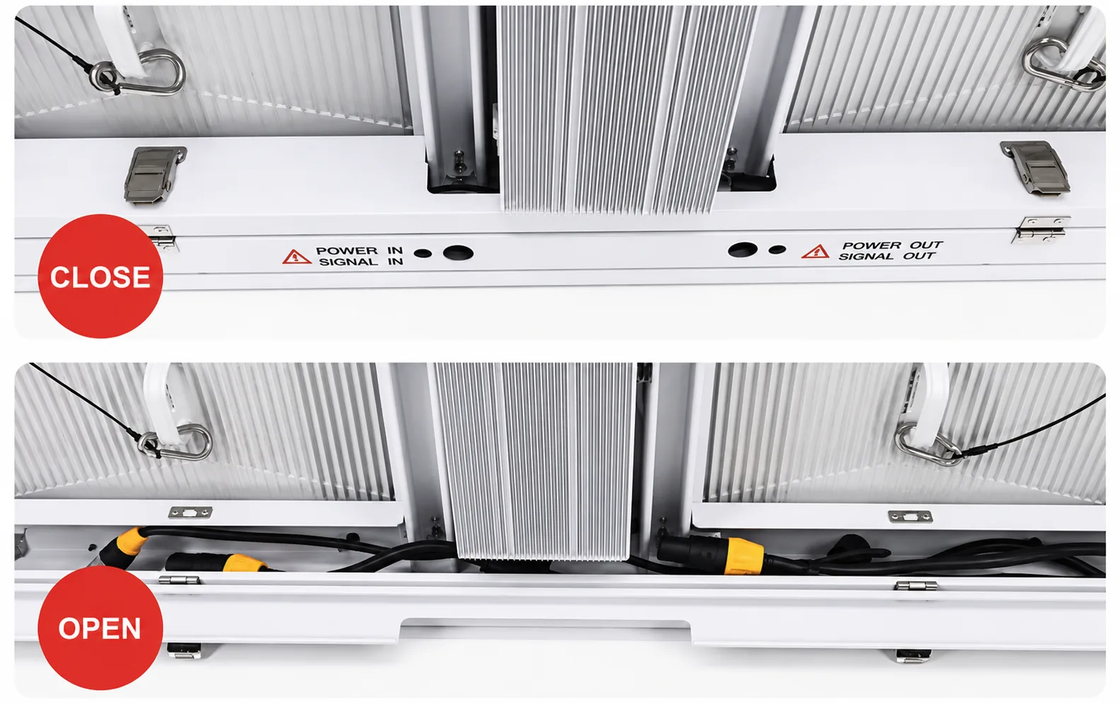 Hidden Cable Design Under the Cabinet