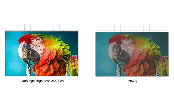 High Brightness for Clear Indoor Advertising