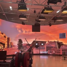 XR Virtual Production Curved LED Walls