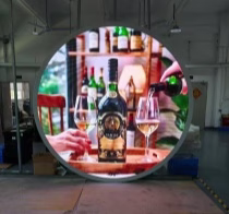 P2 Circular "Flat" LED Display (LED Cookie)