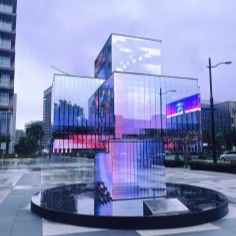 Commercial Landmarks Cube LED Displays