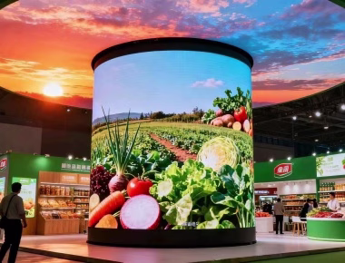 Cylindrical LED Display