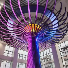 Digital Tree-Shaped Flexible LED Display