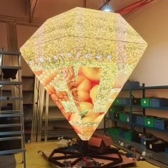 Heart-Shaped Bespoke LED Screen