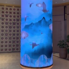 Hotel Cylindrical LED display