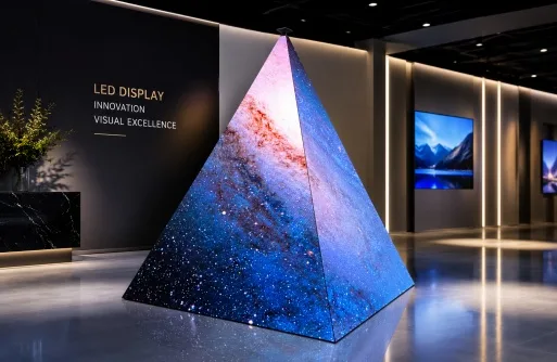 Cone-Shaped LED Display